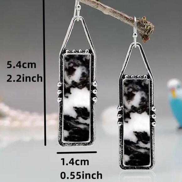 🌺 🌺 🌺 Exquisite Vintage Style Earrings Bohemian - Picture 2 of 4